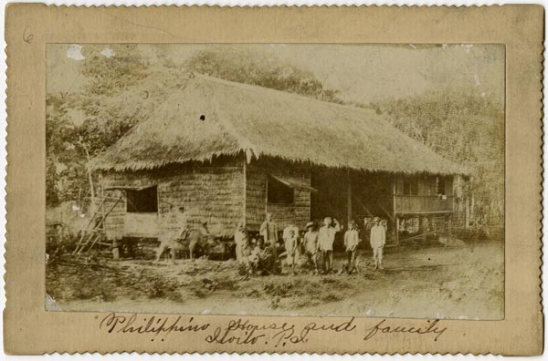 Filipino house and family