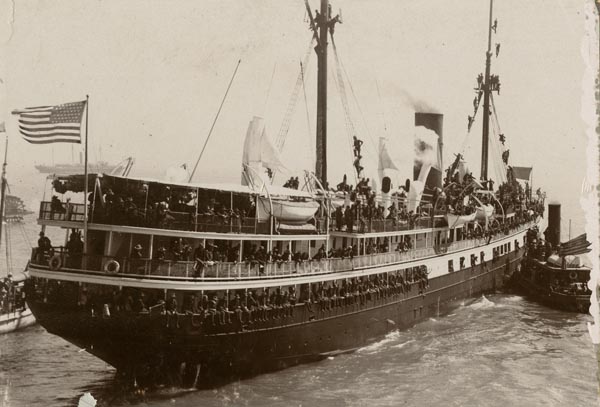 U.S. troopship