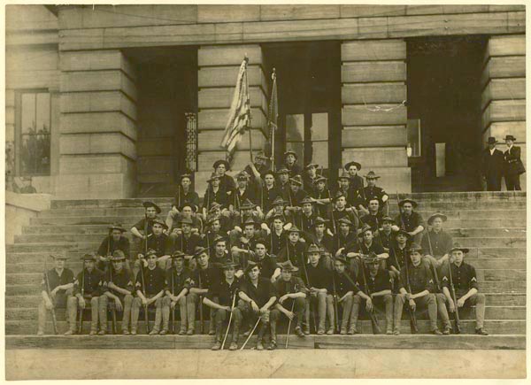 Troops at the Capitol