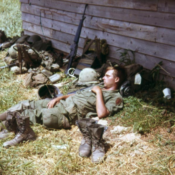 Member of the 1st Infantry Division