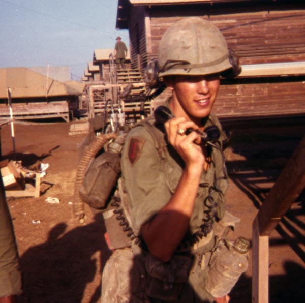 Member of the 1st Infantry Division