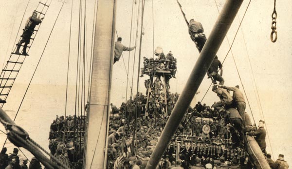 Sailing home aboard the USS Finland