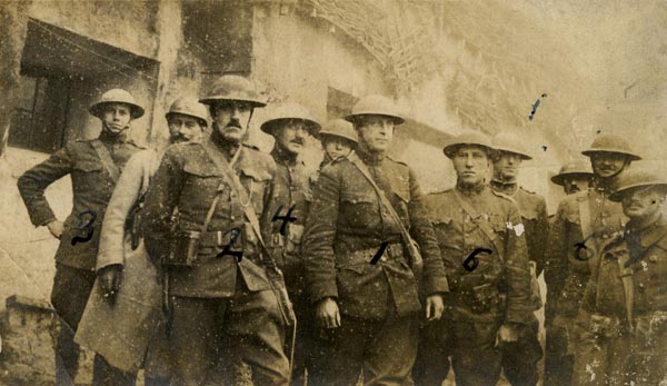 General King and officers