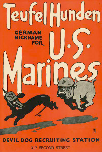 U.S.M.C. recruitment poster