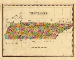 map of tennessee