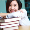 Woman with Books Photo