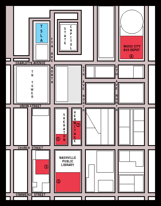 TSLA Parking Map