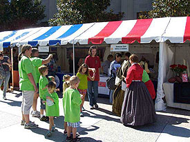 TSLA booth at the Southern Festival of Books